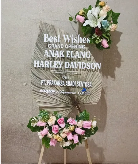 Papan Akrilik Ucapan Grand Opening Muara Enim